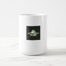 15 Oz. Coffee Mug with meditating frog