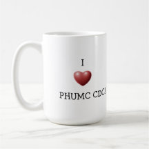 15oz Coffe Mug, White with Blue Logo