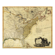 1784 Map of the United States of America by Faden Photo