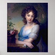 1799 - Portrait of Elena Alexandrovna Naryshkina Posters