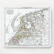 1806 Map - La Republique Batave Mousepad