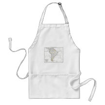 1806 Map - L'Amérique Méridionale Apron