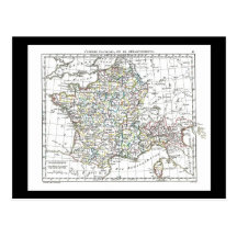 1806 Map - L'Empire Francais en 111 Departements Postcards