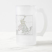 1806 Map - Les Isles Britanniques Coffee Mugs
