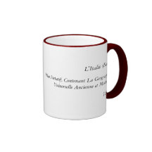1806 Map - L'Italie (Sud) Coffee Mug