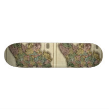 1813 Ireland Map by John Pinkerton Skateboard Deck