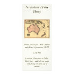 1818 Australasia Map - Australia, New Zealand Custom Invite