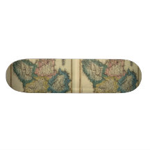 1823 Ireland map by Lucas Fielding Jr Skateboard Decks