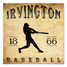 1866 Irvington New Jersey Baseball Photo