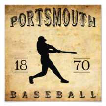 1870 Portsmouth Ohio Baseball Photo Print