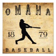 1879 Omaha Nebraska Baseball Photo Print