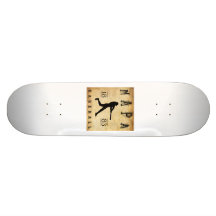 1883 Napa California Baseball Custom Skate Board