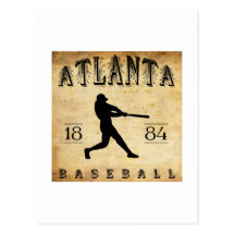 1884 Atlanta Georgia Baseball Post Card