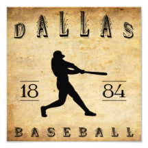 1884 Dallas Texas Baseball Photo