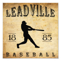 1885 Leadville Colorado Baseball Photo Print