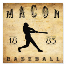 1885 Macon Georgia Baseball Photograph