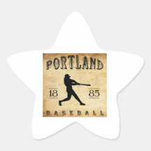1885 Portland Maine Baseball Stickers