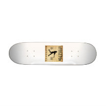 1886 Stockton California Baseball Skate Deck
