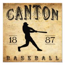1887 Canton Ohio Baseball Photograph