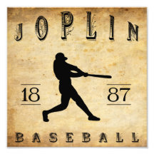 1887 Joplin Missouri Baseball Photo Art