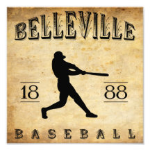 1888 Belleville New Jersey Baseball Photograph