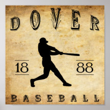 1888 Dover Delaware Baseball Posters