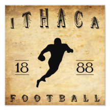 1888 Ithaca New York Football Photographic Print