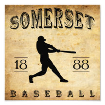1888 Somerset New Jersey Baseball Photograph