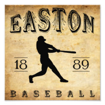 1889 Easton New Jersey Baseball Photo