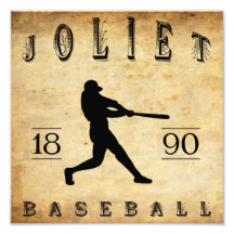 1890 Joliet Illinois Baseball Photo Art