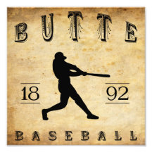 1892 Butte Montana Baseball Photograph