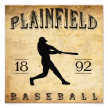 1892 Plainfield New Jersey Baseball Photograph