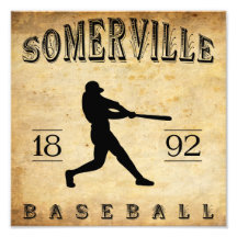 1892 Somerville New Jersey Baseball Photo