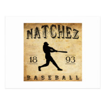 1893 Natchez Mississippi Baseball Postcards