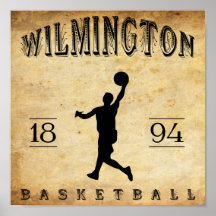 1894 Wilmington Delaware Basketball Print