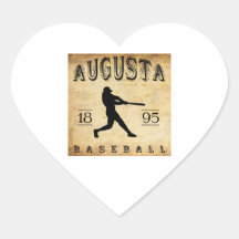 1895 Augusta Maine Baseball Stickers