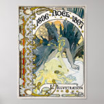 1896 NOEL 1897 Alphonse Maria Mucha Poster