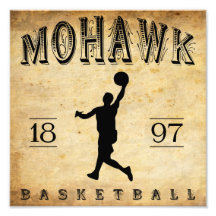 1897 Mohawk New York Basketball Photo Art