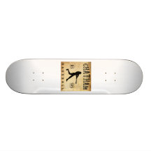 1898 Chatham Ontario Canada Baseball Skate Board