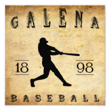 1898 Galena Kansas Baseball Photograph