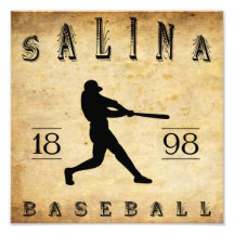 1898 Salina Kansas Baseball Photograph