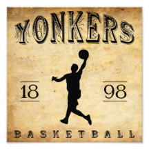 1898 Yonkers New York Basketball Photograph