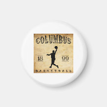 1899 Columbus Ohio Basketball Magnets