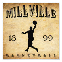 1899 Millville New Jersey Basketball Photograph