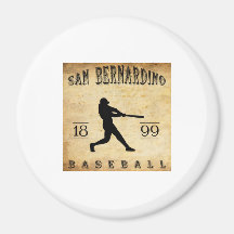 1899 San Bernardino California Baseball Refrigerator Magnets