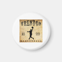 1899 Trenton New Jersey Basketball Refrigerator Magnets