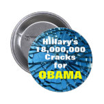 18,000,000 Cracks Pinback Buttons