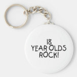 18 Year Olds Rock Keychain