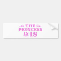 18th Birthday Bumper Stickers
