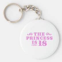 18th Birthday Keychain